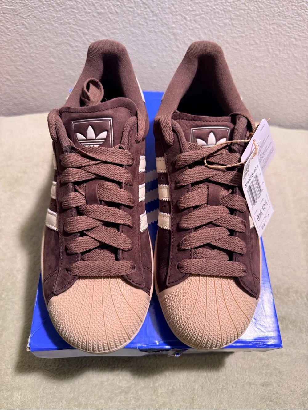 Adidas Superstar II “Aurora Coffee Stone Khaki” Men’s 9.5 Women’s 10.5 NWB&T #97